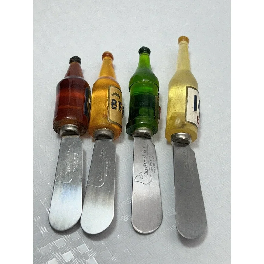 Cardinal Inc‎ - Miniature Ice-Cold Beer Bucket with Bottle Pate/Cheese Spreaders